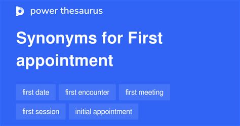 appointments thesaurus.